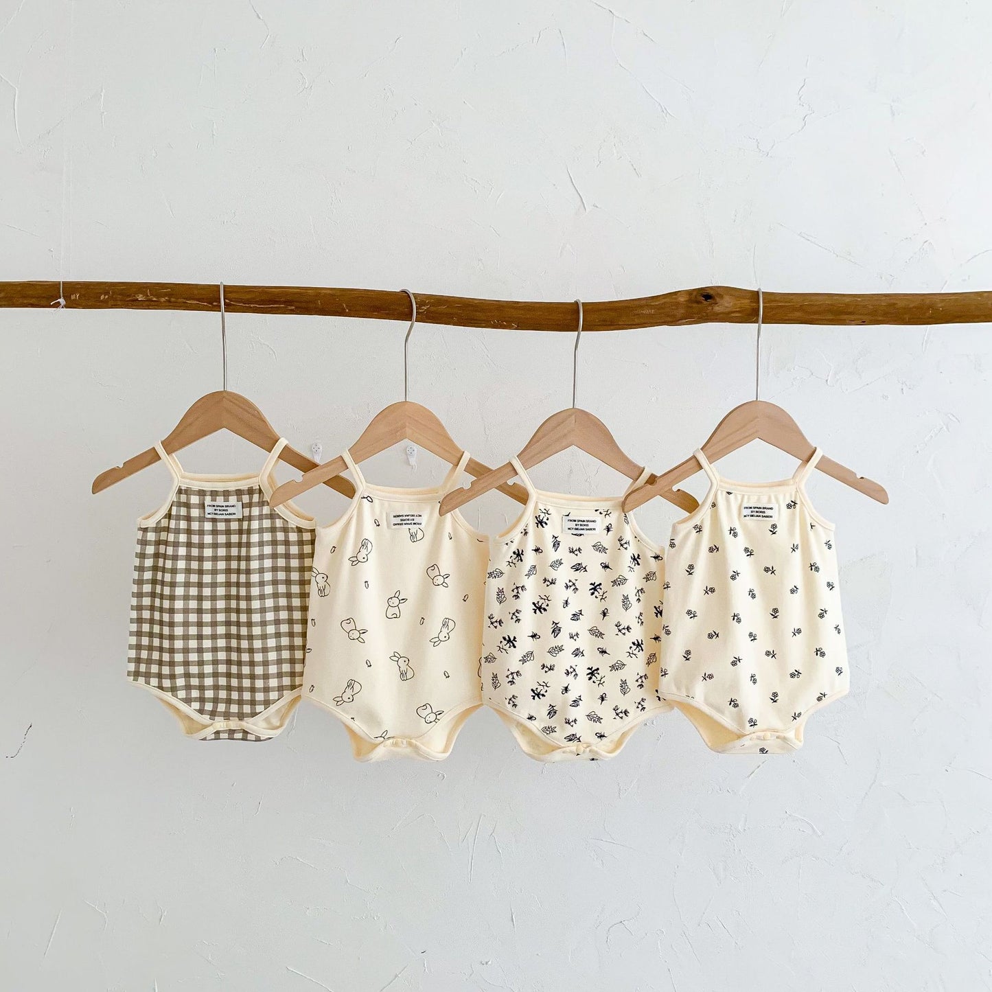 No-Sleeve Patterned Onesies