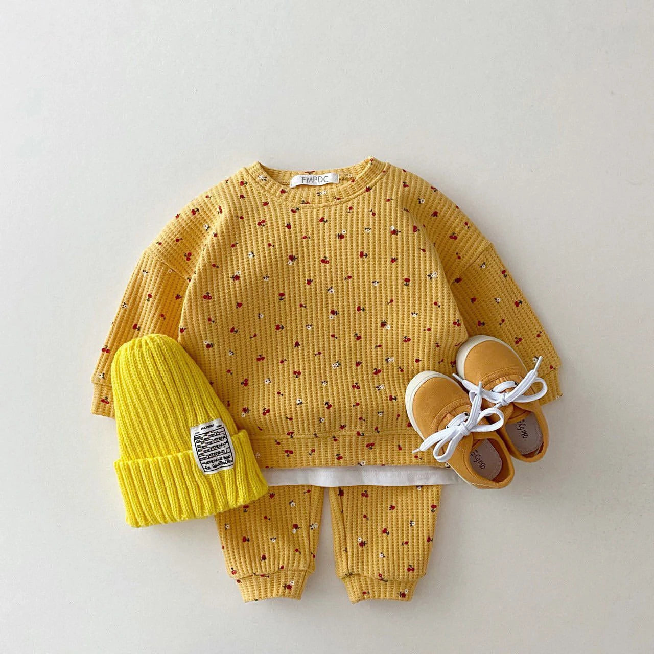 Spring Flower Sweater Set