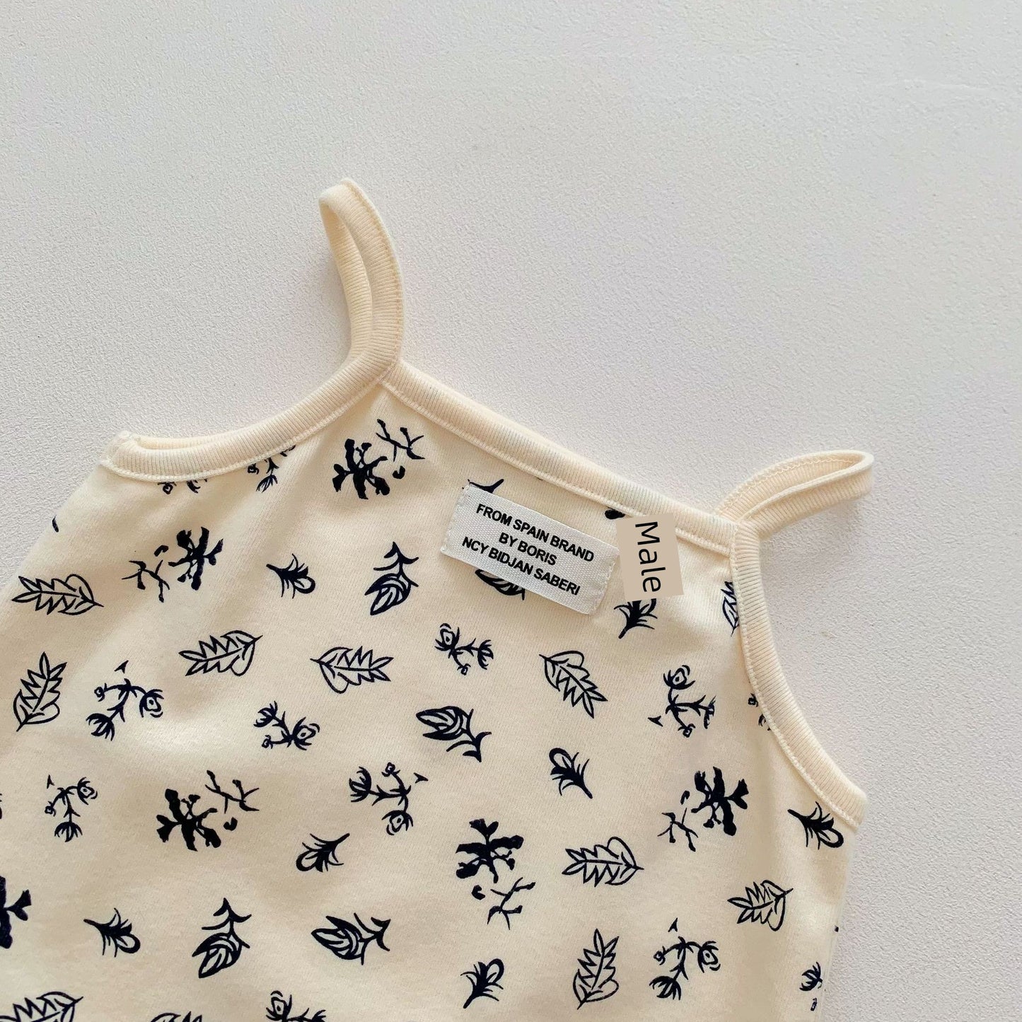 No-Sleeve Patterned Onesies