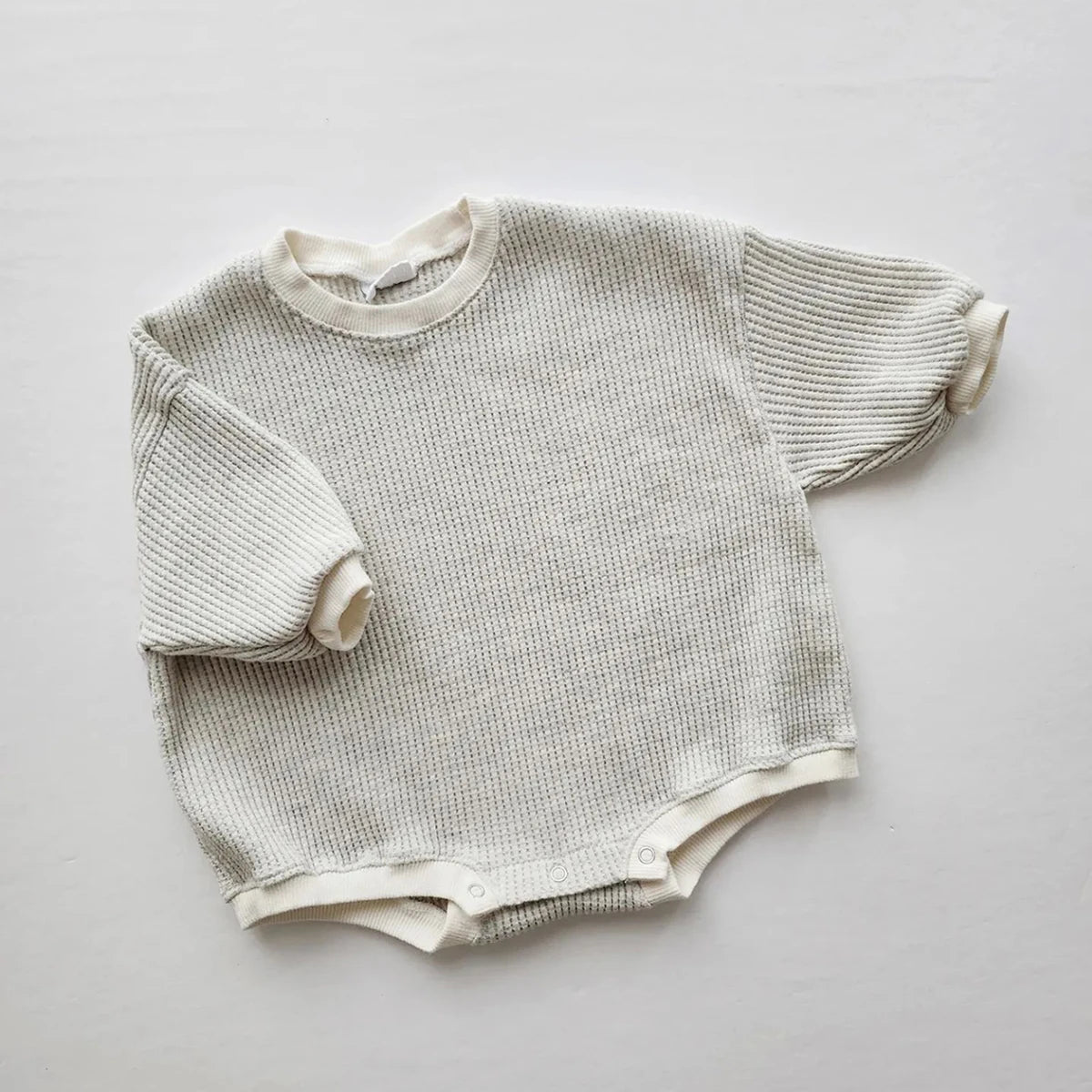 Waffle Sweatshirt Onesie