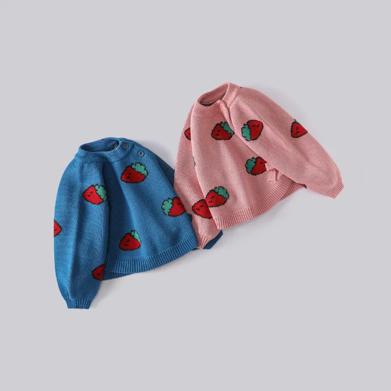 Strawberry Bow Pullover