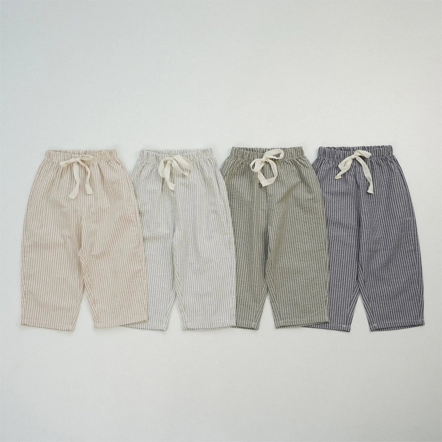 Cotton Striped Pant