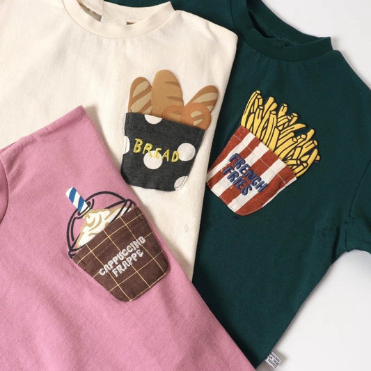 Children's Cotton Summer Short-Sleeved Fun T-shirt