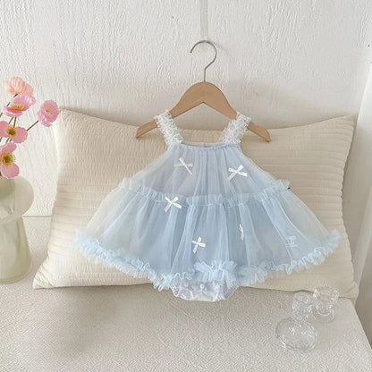 Tulles Bow Camisole Bodysuit