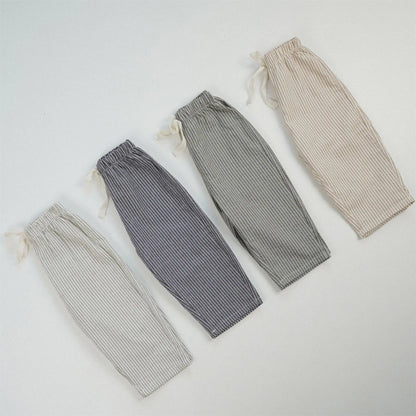 Cotton Striped Pant