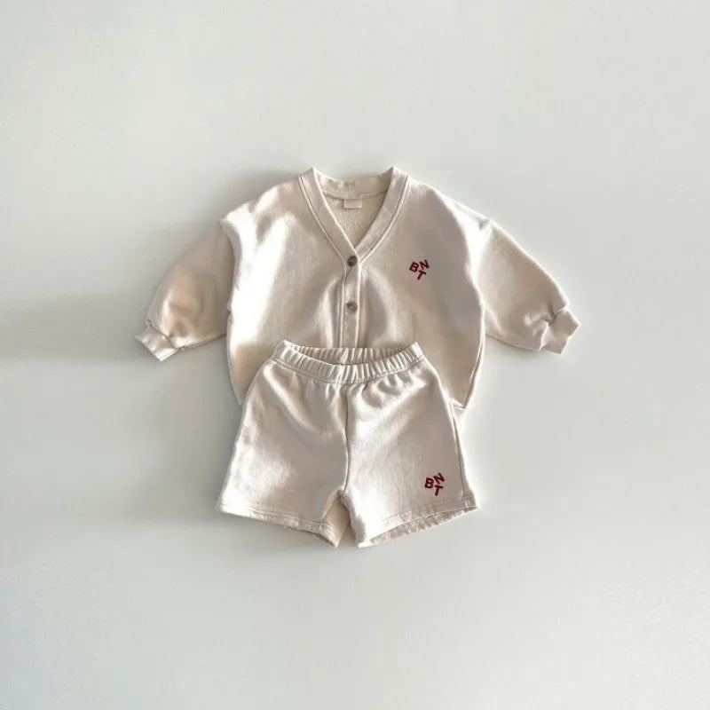 Shorts And Cardigan Set