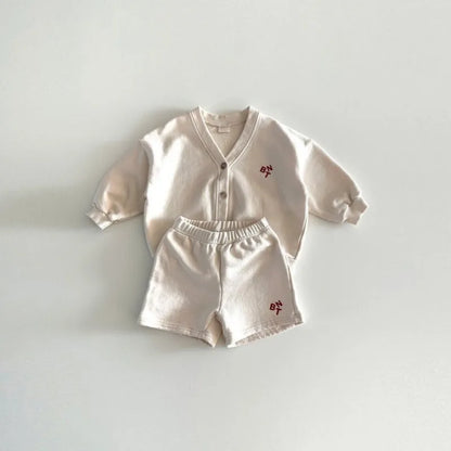 Shorts And Cardigan Set