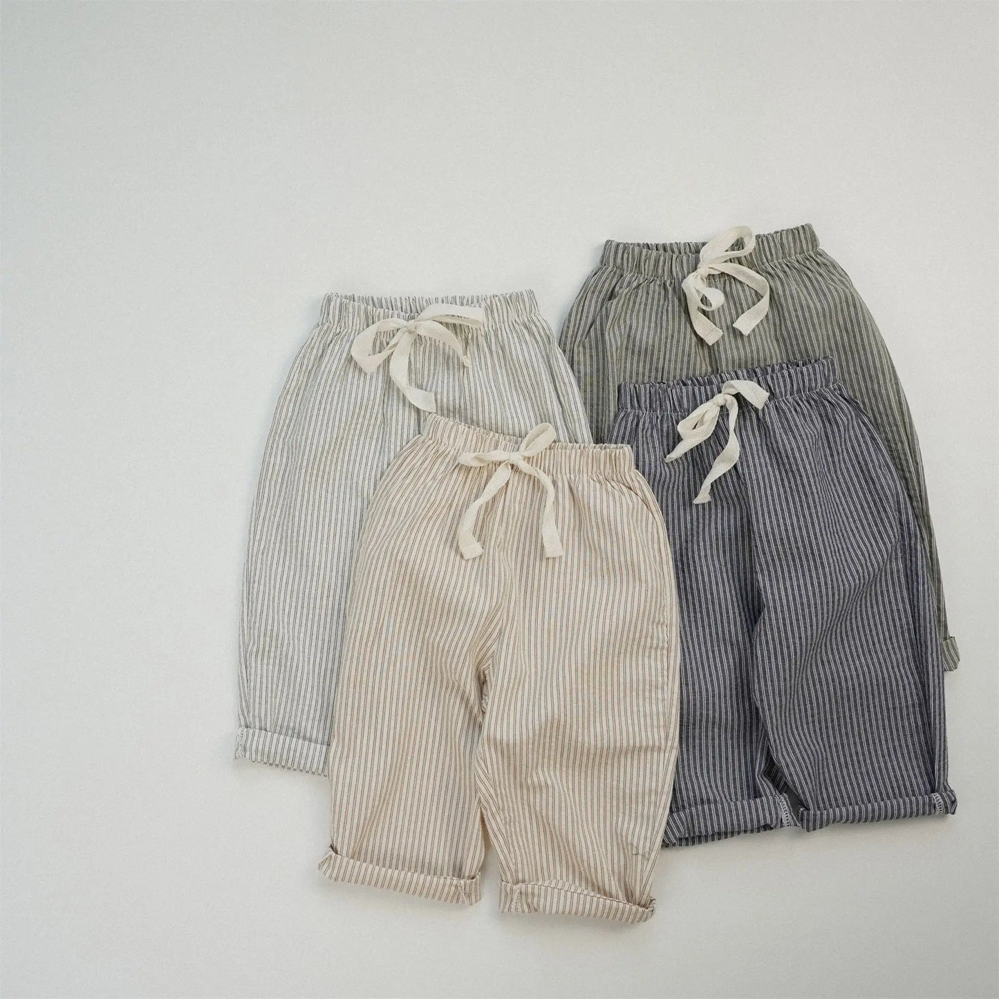 Cotton Striped Pant