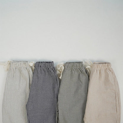 Cotton Striped Pant