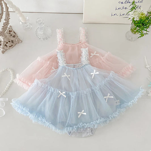 Tulles Bow Camisole Bodysuit