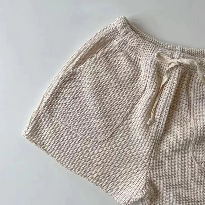 Waffle Set For Spring And Summer 2 Pieces