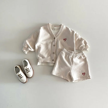 Shorts And Cardigan Set