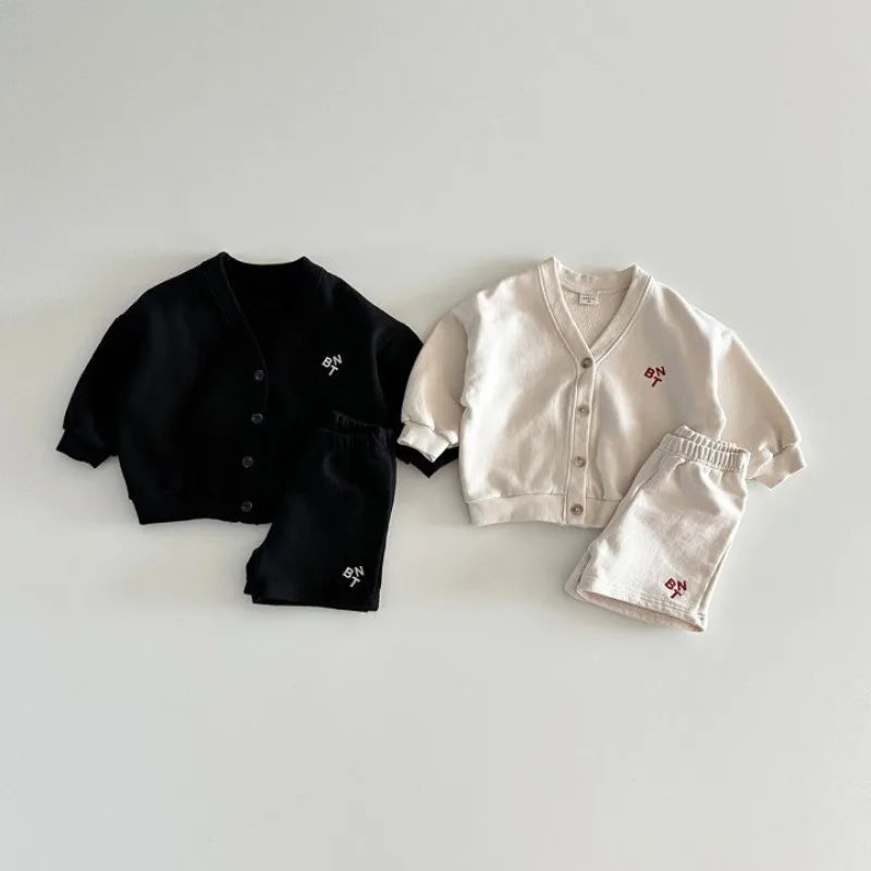 Shorts And Cardigan Set