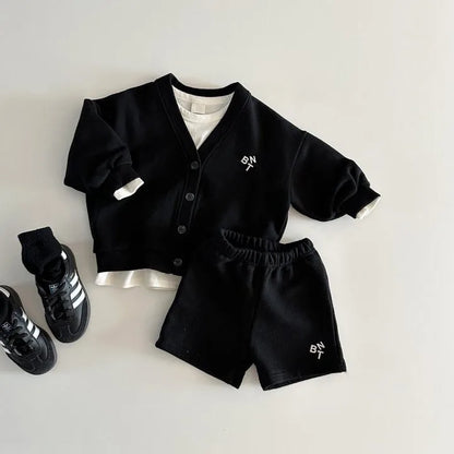Shorts And Cardigan Set