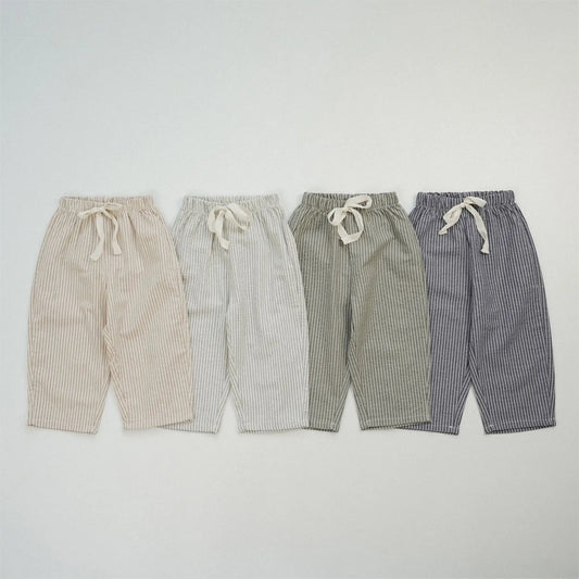 Cotton Striped Pant