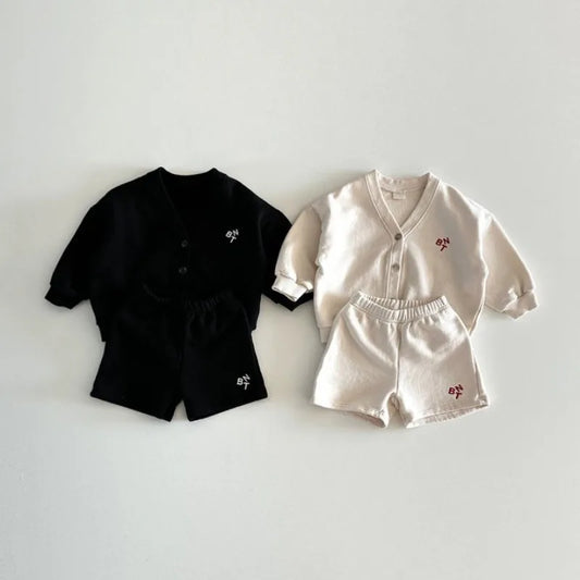 Shorts And Cardigan Set